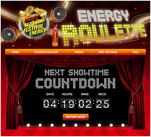 Lucozade Power Roulette Facebook App